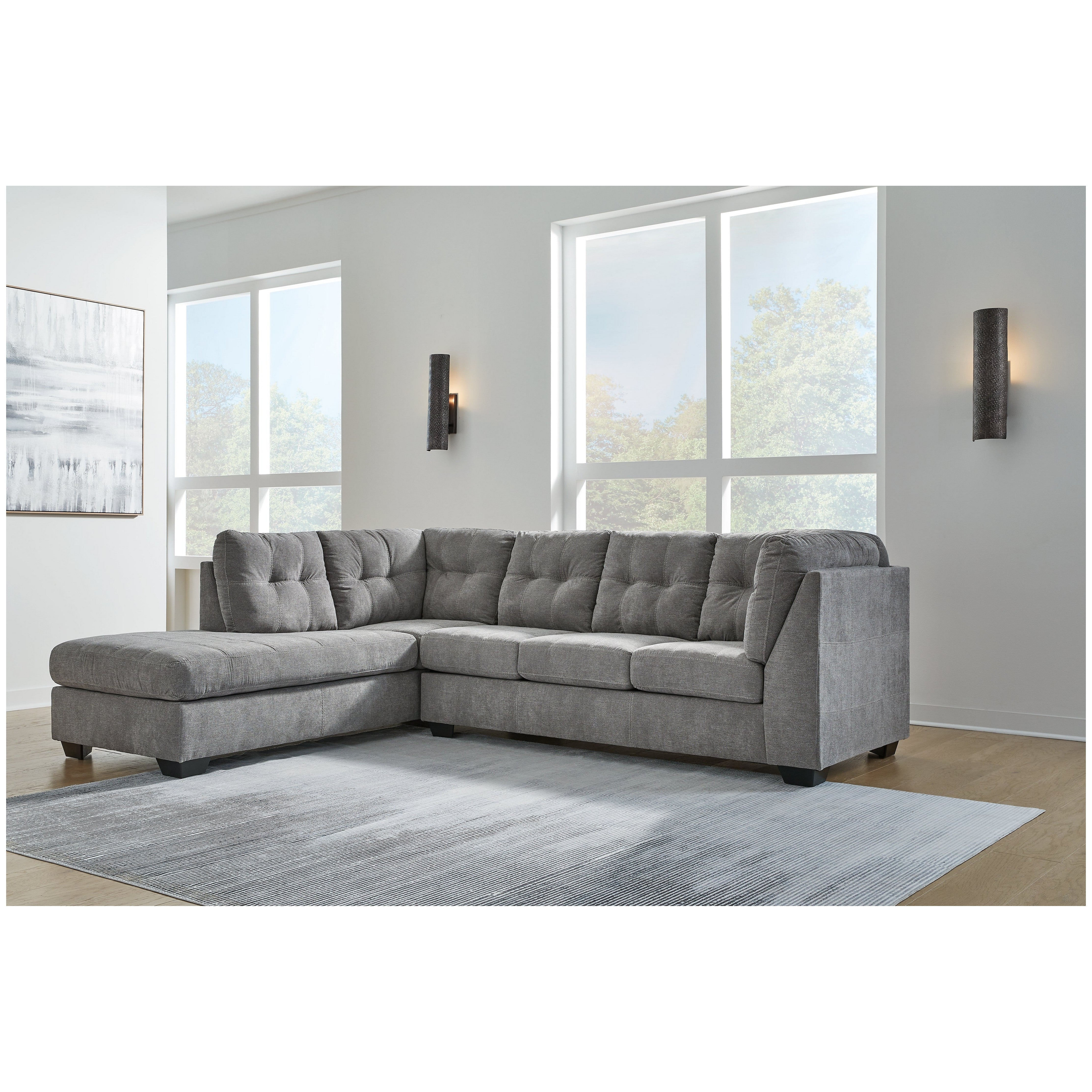 Signature Design by Ashley® Marleton 2-Piece Sectional with Chaise