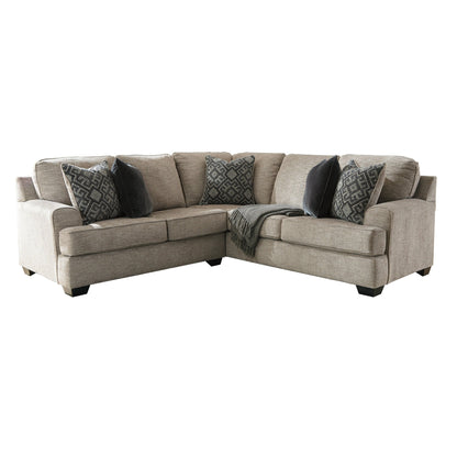 Bovarian 2-Piece Sectional with Ottoman Ash-56103U1