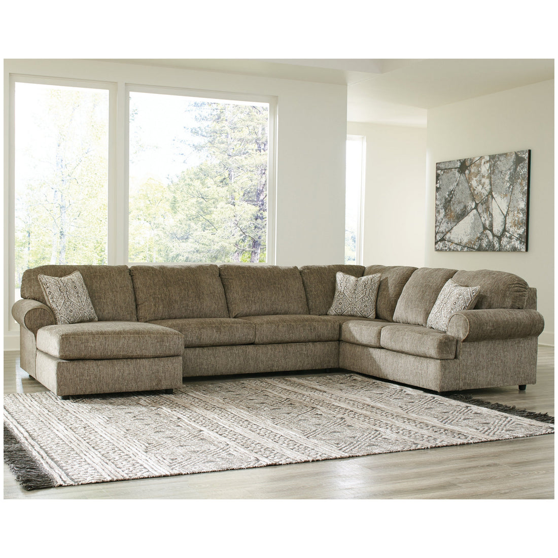 Hoylake 3-Piece Sectional with Chaise Ash-56402S2