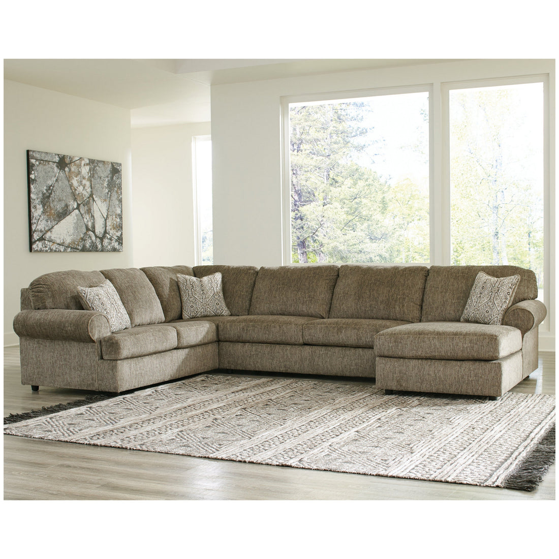 Hoylake 3-Piece Sectional with Chaise Ash-56402S1