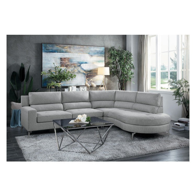 2PC SET: SECTIONAL 9879GY*SC