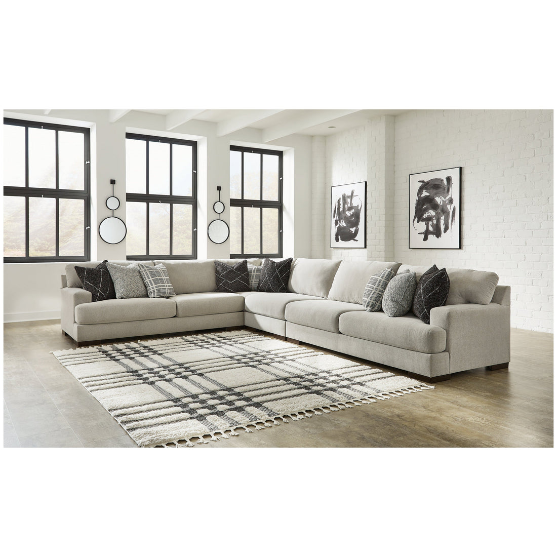 Artsie 4-Piece Sectional Ash-58605S2