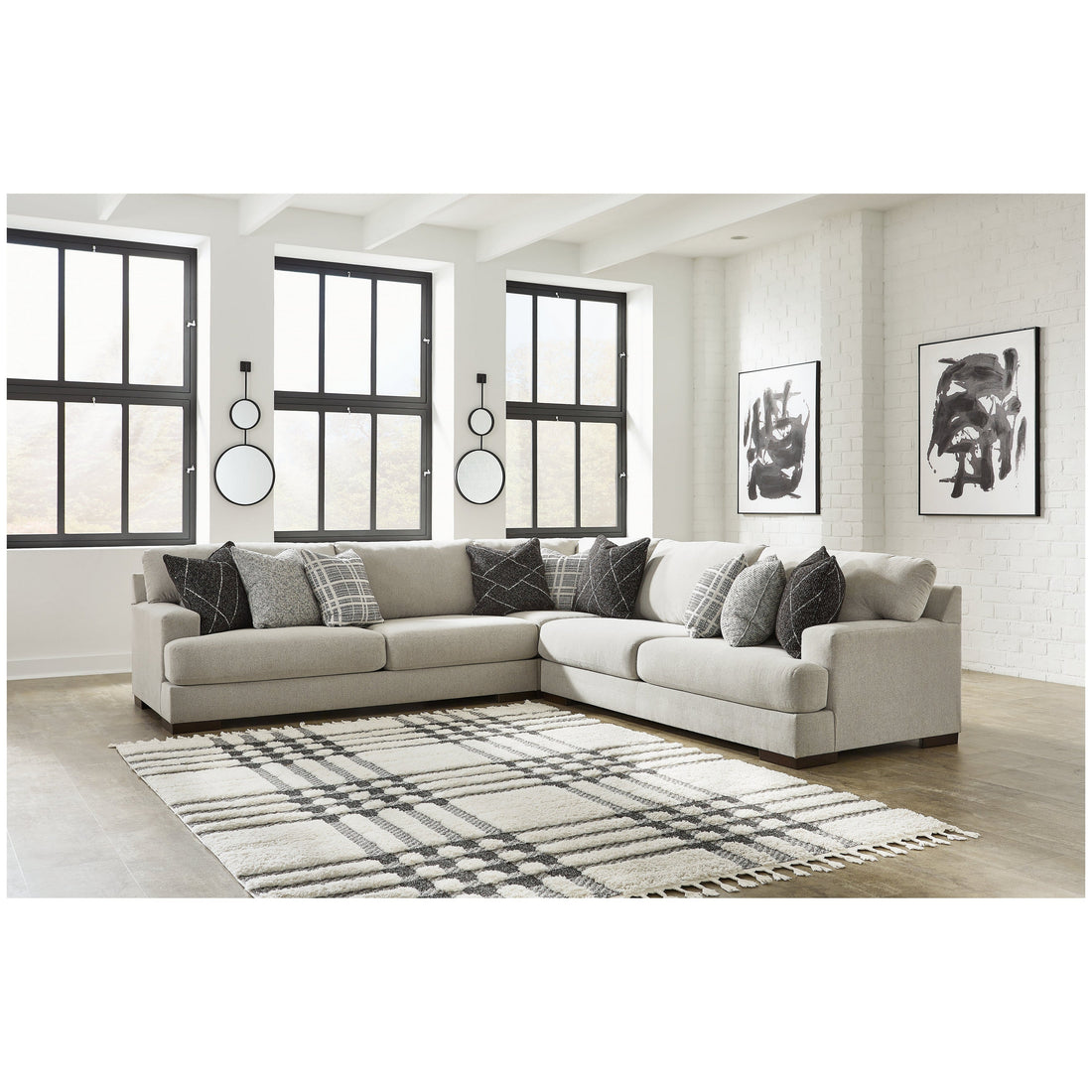 Artsie 3-Piece Sectional Ash-58605S1