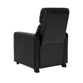 Toohey Upholstered Tufted Recliner Living Room Set Black 600181-S4A