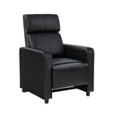 Toohey Upholstered Tufted Recliner Living Room Set Black 600181-S5A