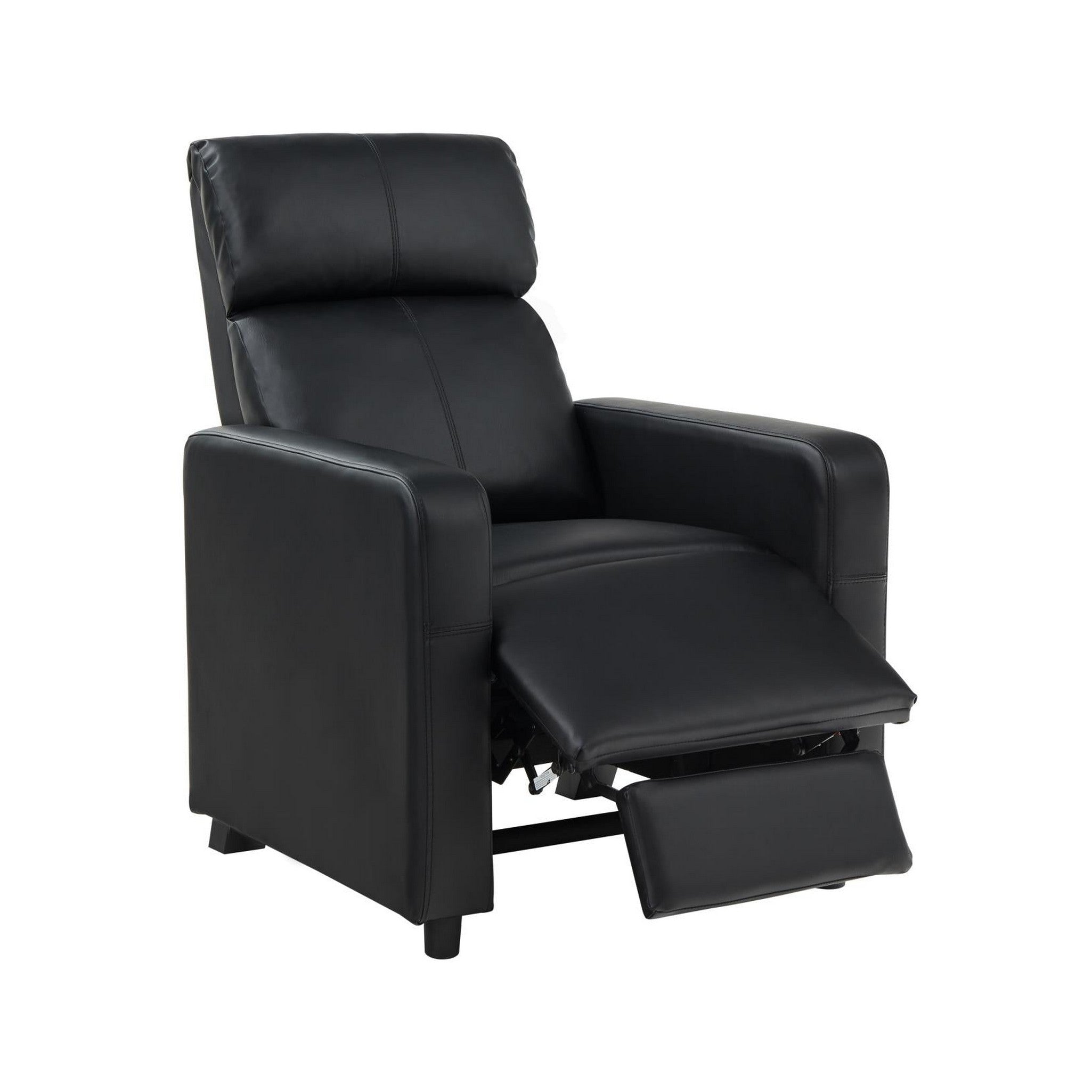 Toohey Home Theater Push Back Recliner Black 600181