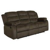 Rodman Upholstered Tufted Living Room Set Olive Brown 601881-S2