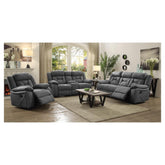 Higgins Pillow Top Arm Upholstered Motion Sofa Grey 602261