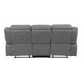 Higgins Pillow Top Arm Upholstered Motion Sofa Grey 602261