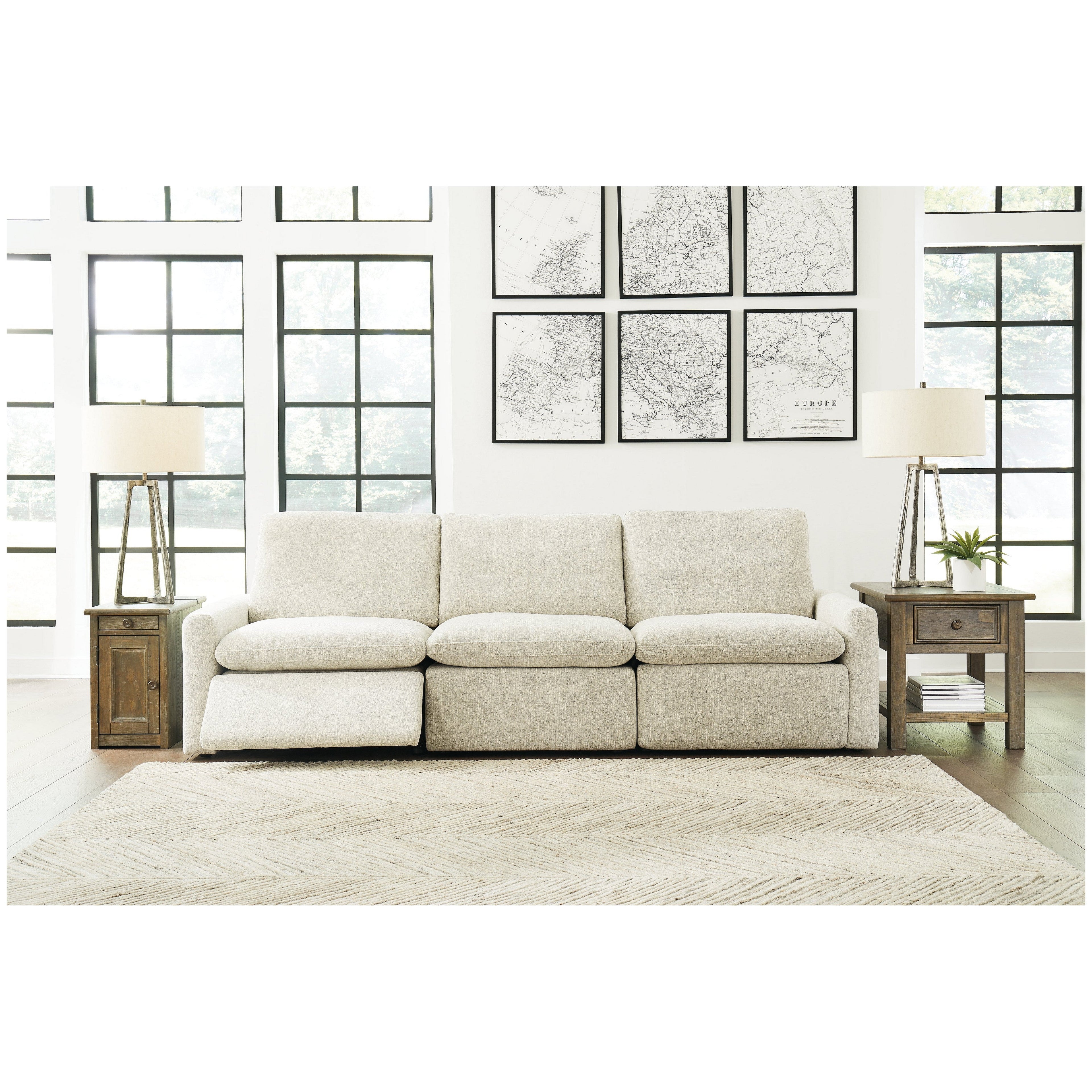 Hartsdale 3-Piece Power Reclining Sectional Ash-60509S10