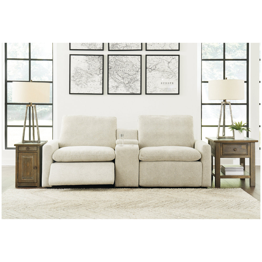 Hartsdale 3-Piece Power Reclining Sectional Ash-60509S10