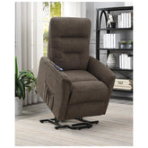 Henrietta Power Lift Recliner with Storage Pocket Brown 609404P