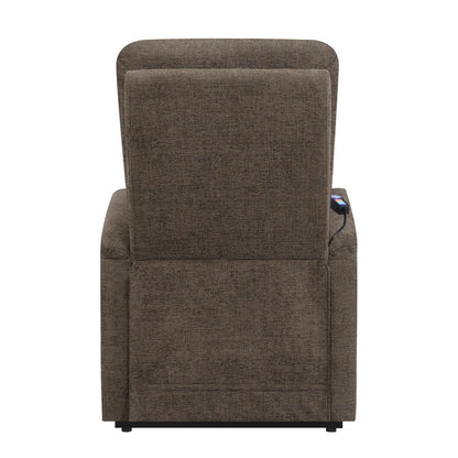 Henrietta Power Lift Recliner with Storage Pocket Brown 609404P