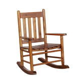 Annie Slat Back Youth Rocking Chair Golden Brown 609452