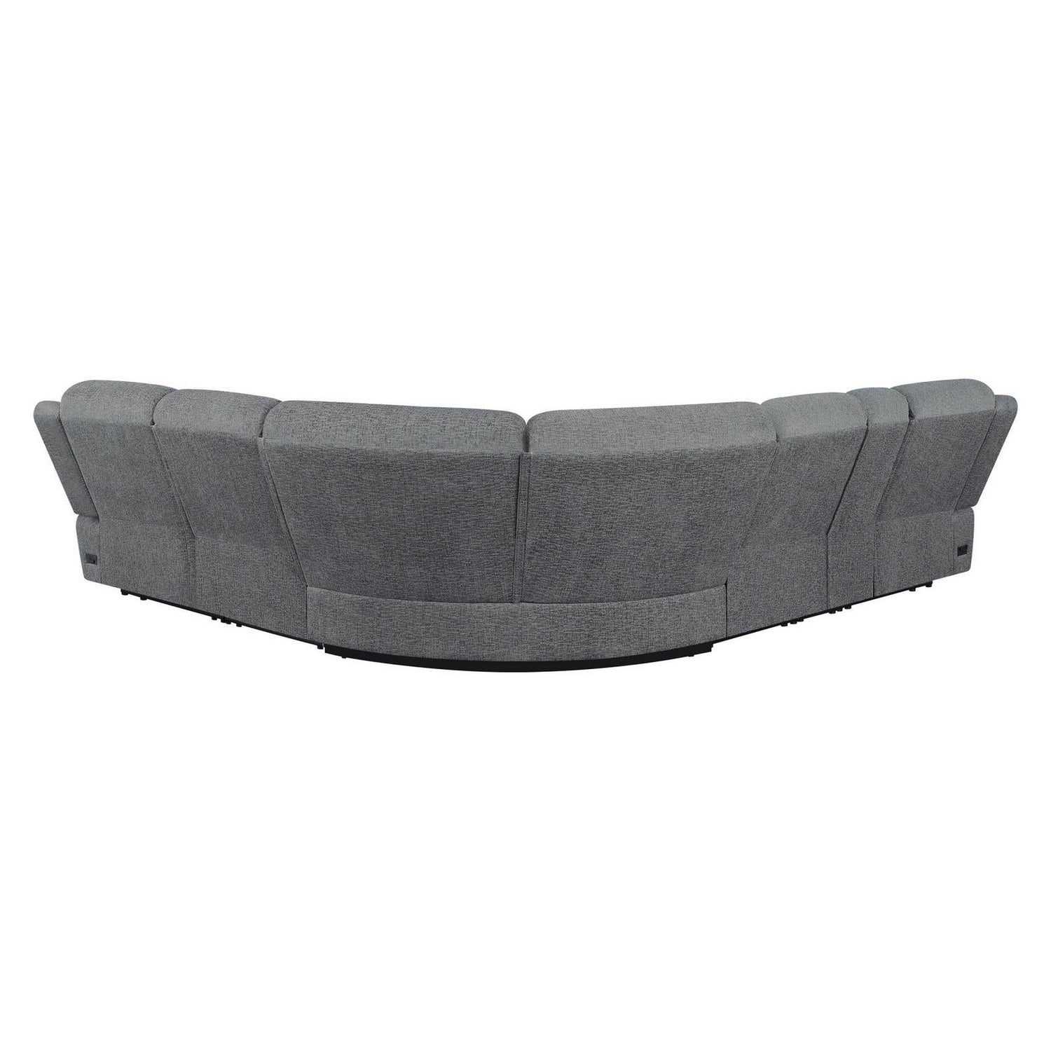 Bahrain 6-piece Upholstered Power Sectional Charcoal 609540P