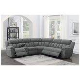 Bahrain 6-piece Upholstered Power Sectional Charcoal 609540P