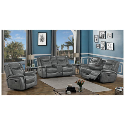 Conrad 3-piece Living Room Set Grey 650354-S3