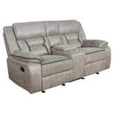 Greer Upholstered Tufted Living Room Set 651351-S2