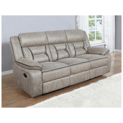 Greer Upholstered Tufted Back Motion Sofa 651351