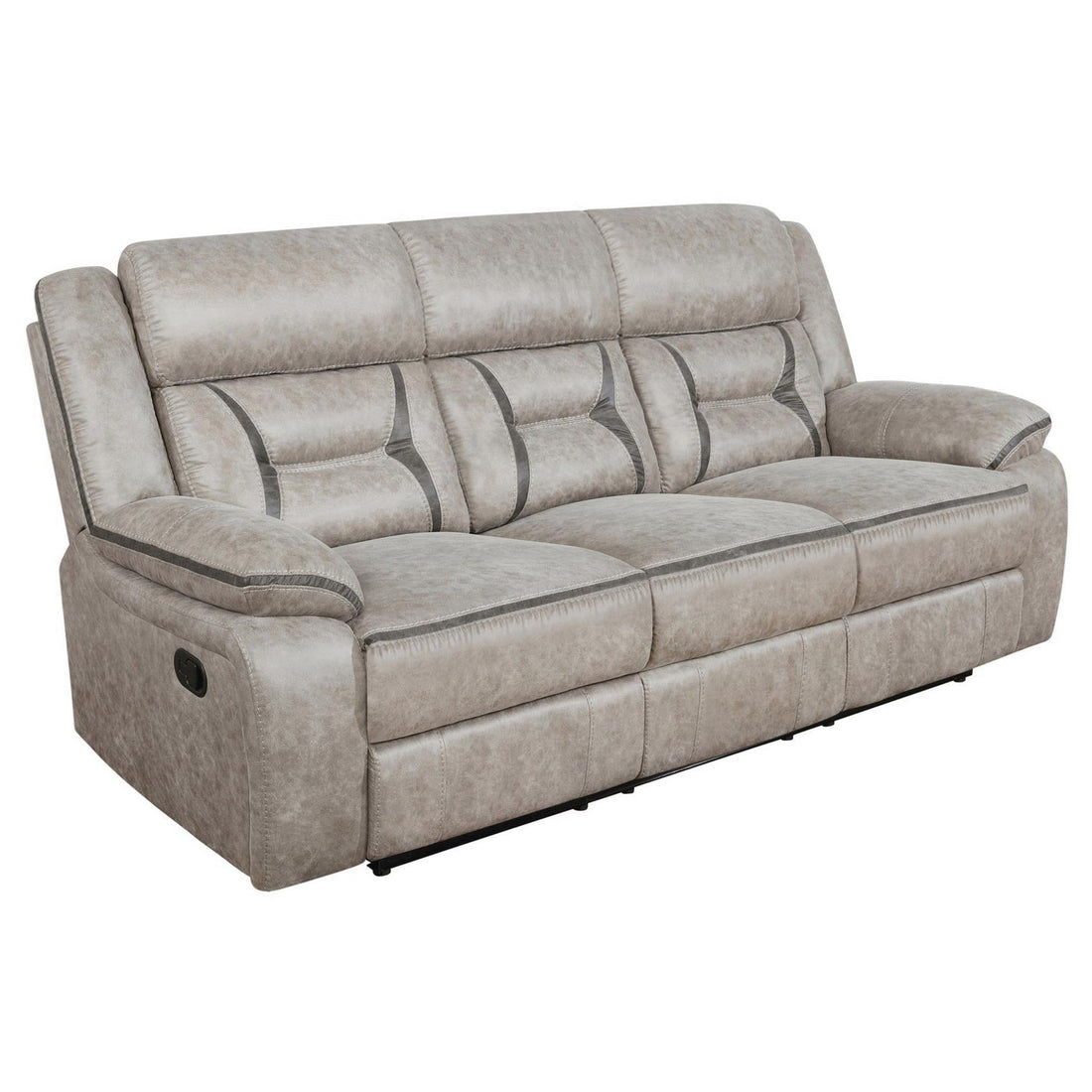 Greer Upholstered Tufted Back Motion Sofa 651351