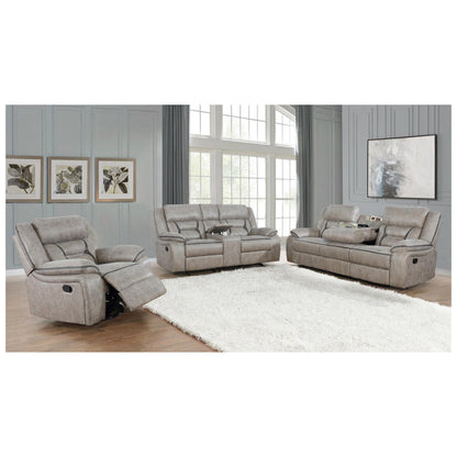 Greer Upholstered Tufted Back Motion Sofa 651351