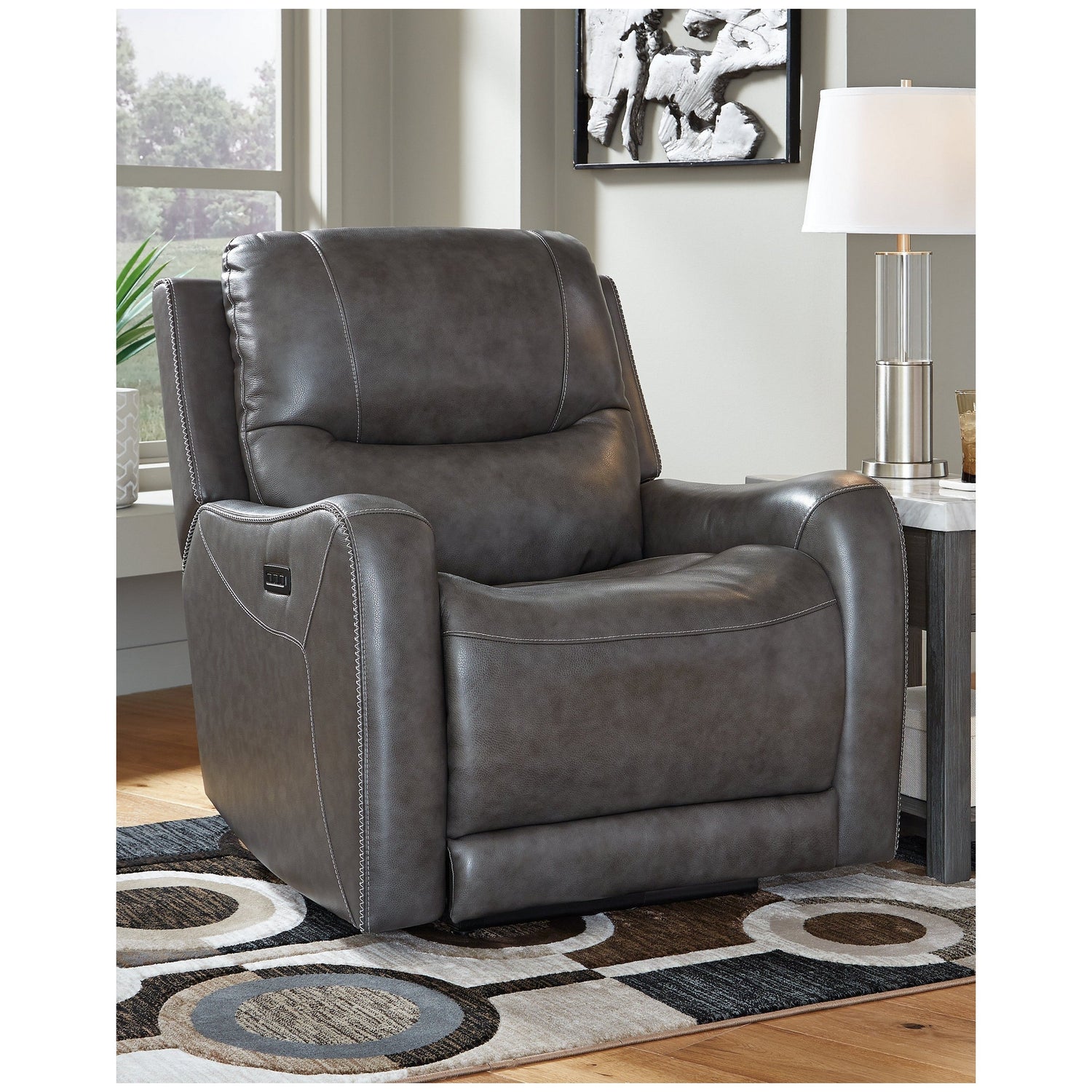 Galahad Power Recliner Ash-6610306