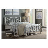 FULL METAL PLFM BED, WHITE 2052FW-1