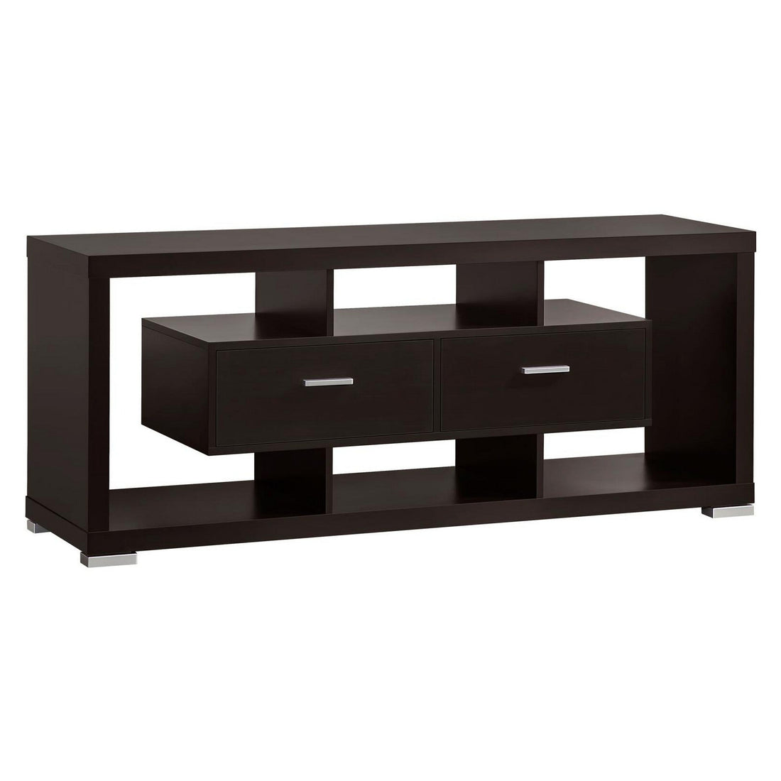 Darien 2-drawer Rectangular TV Console Cappuccino 700112