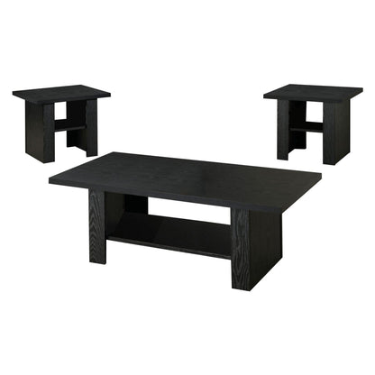 Rodez 3-piece Occasional Table Set Black Oak 700345