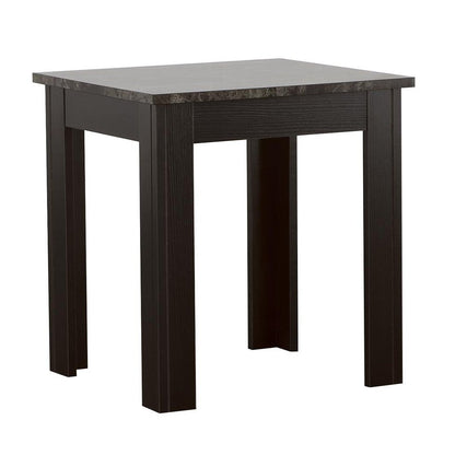 Silas 3-piece Faux-marble Top Occasional Table Set Black 700375