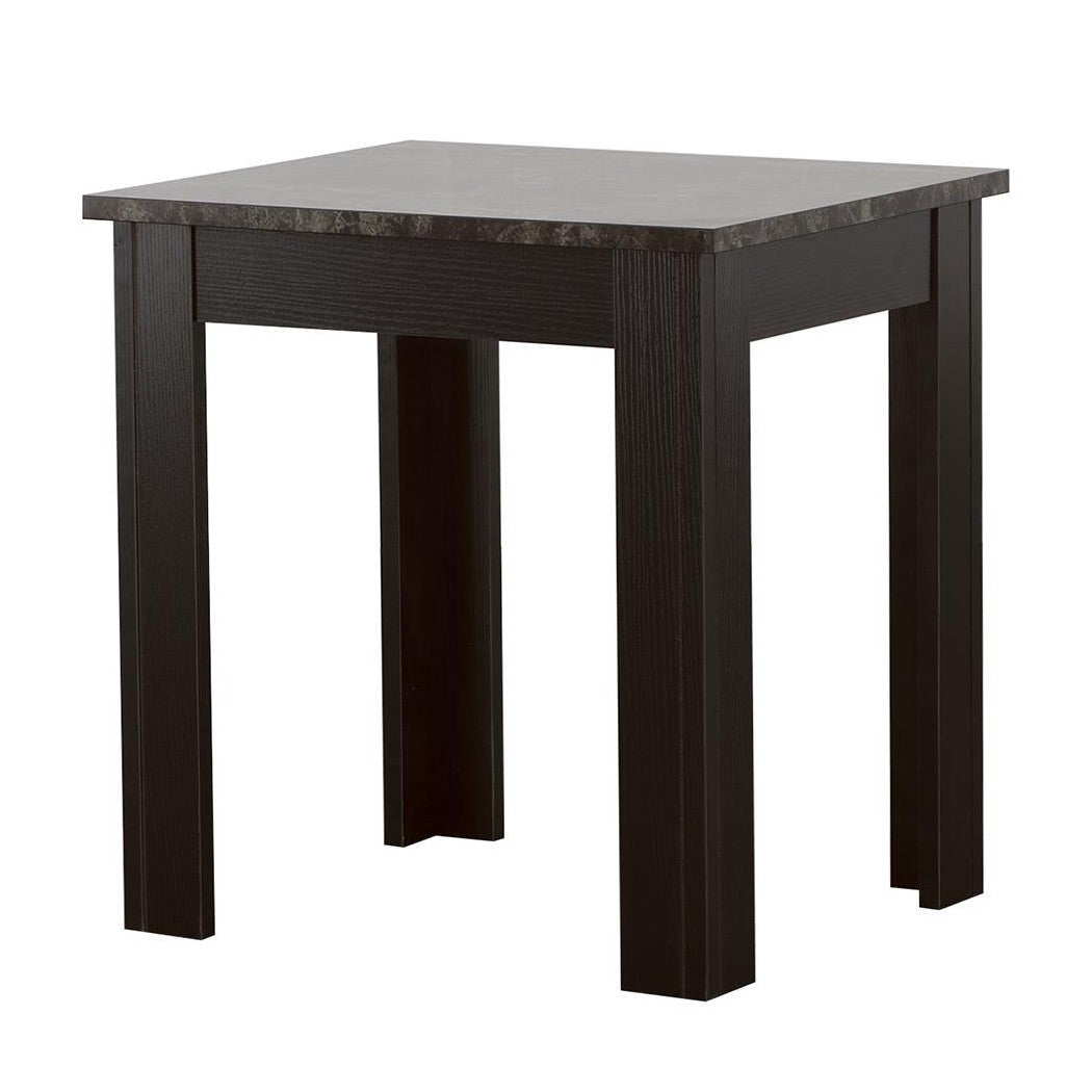 Silas 3-piece Faux-marble Top Occasional Table Set Black 700375