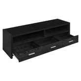 Alton 62" 3-drawer TV Console Black Oak 700645