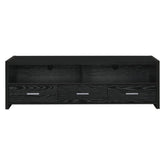 Alton 62" 3-drawer TV Console Black Oak 700645