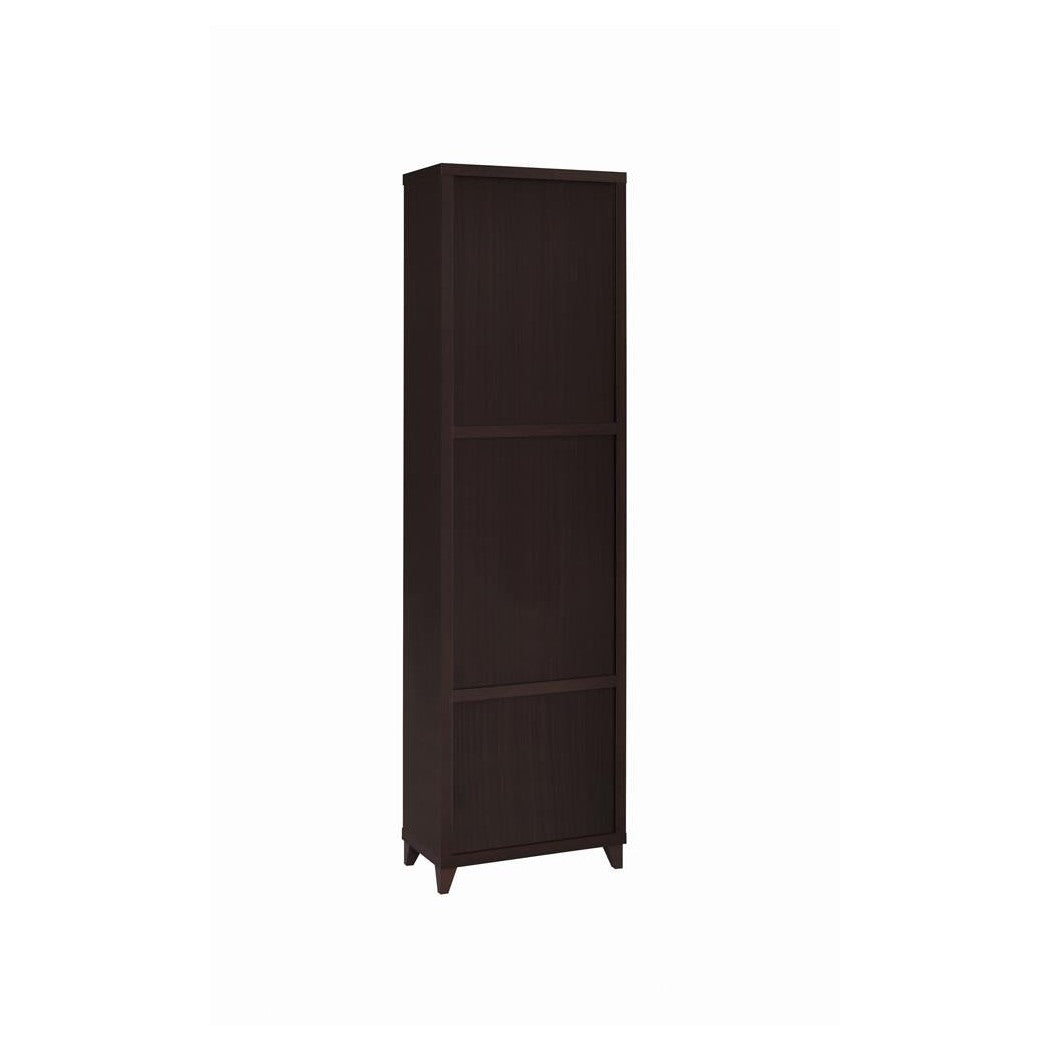 Lewes 2-drawer Media Tower Cappuccino 700882