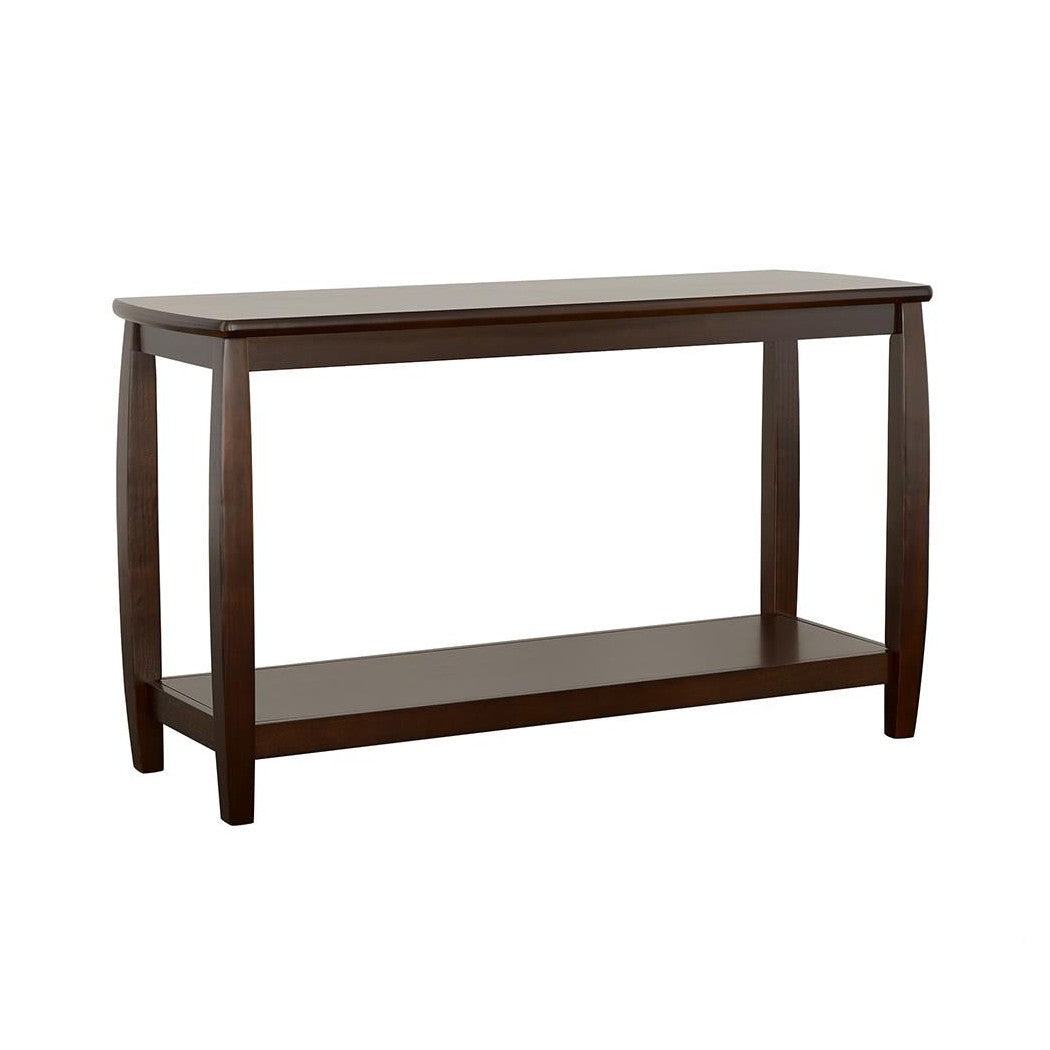 Dixon Rectangular Sofa Table with Lower Shelf Espresso 701079