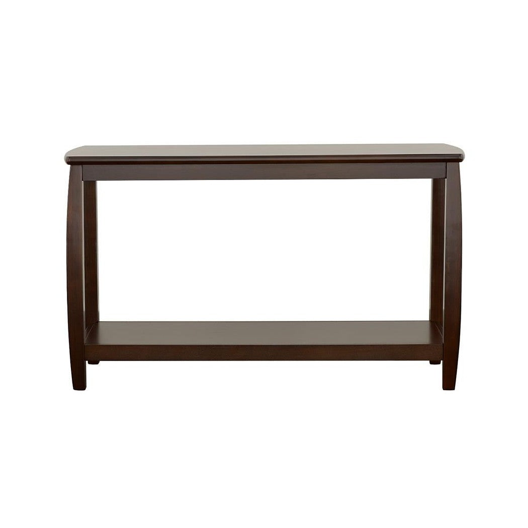 Dixon Rectangular Sofa Table with Lower Shelf Espresso 701079