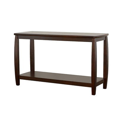 Dixon Rectangular Sofa Table with Lower Shelf Espresso 701079