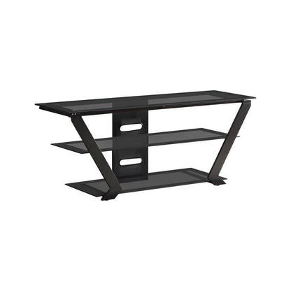 Donlyn 2-tier TV Console Black 701370