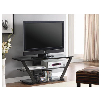 Donlyn 2-tier TV Console Black 701370