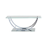 Danville U-shaped Coffee Table Chrome 704988