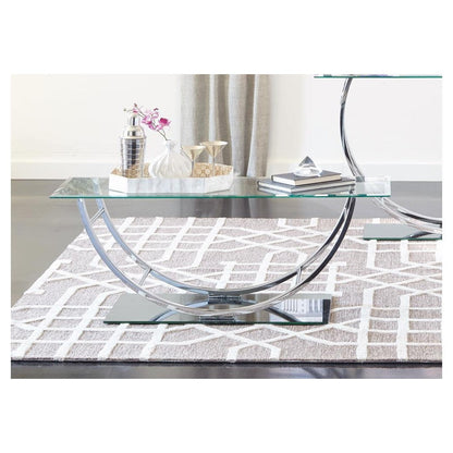 Danville U-shaped Coffee Table Chrome 704988