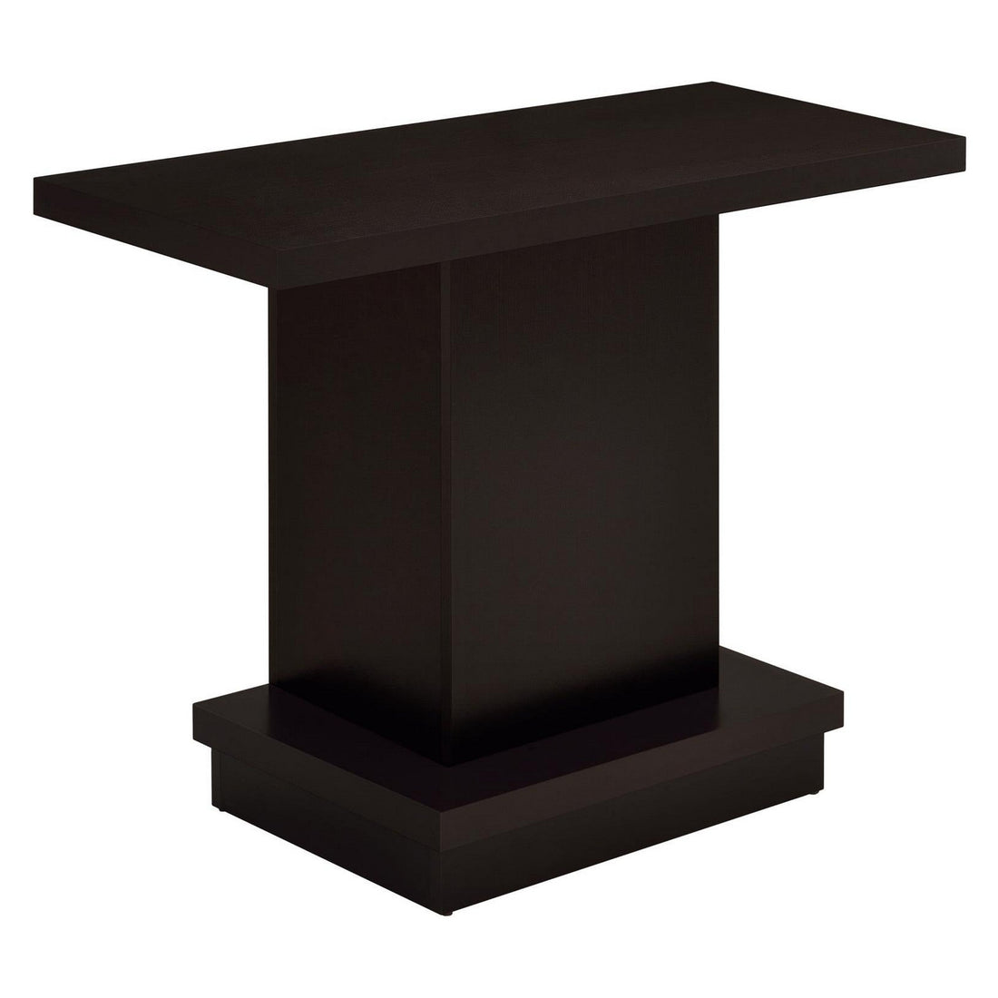 Reston Pedestal Sofa Table Cappuccino 705169