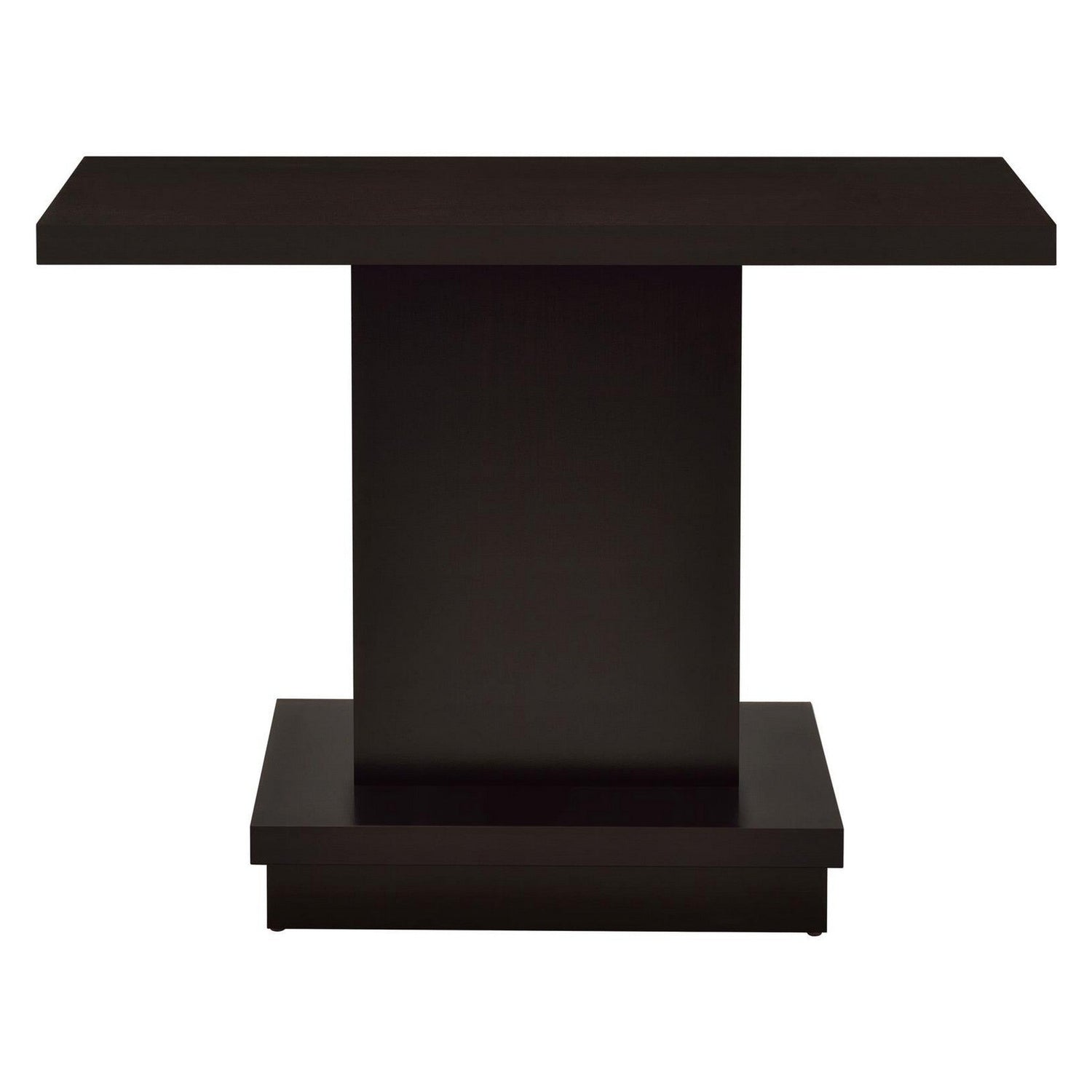 Reston Pedestal Sofa Table Cappuccino 705169