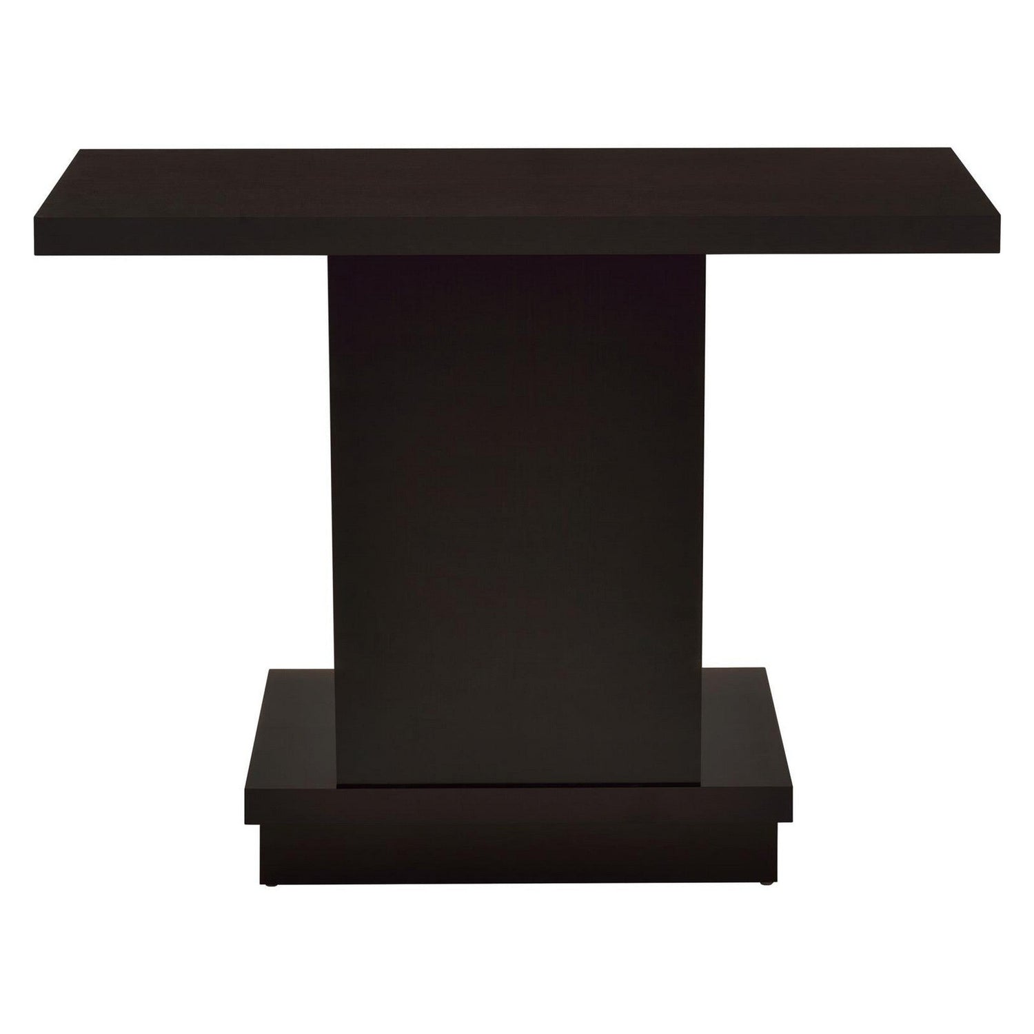 Reston Pedestal Sofa Table Cappuccino 705169