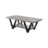 Stevens V-shaped Coffee Table Black and Antique Grey 705398