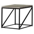 Birdie Square End Table Sonoma Grey 705617