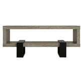 Dinard Coffee Table with Shelf Grey Driftwood 720878