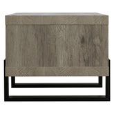 Dinard Coffee Table with Shelf Grey Driftwood 720878