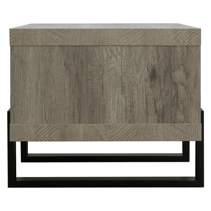 Dinard Coffee Table with Shelf Grey Driftwood 720878