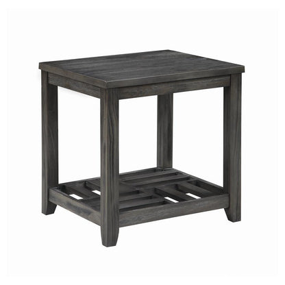 Cliffview 1-shelf Rectangular End Table Grey 722287